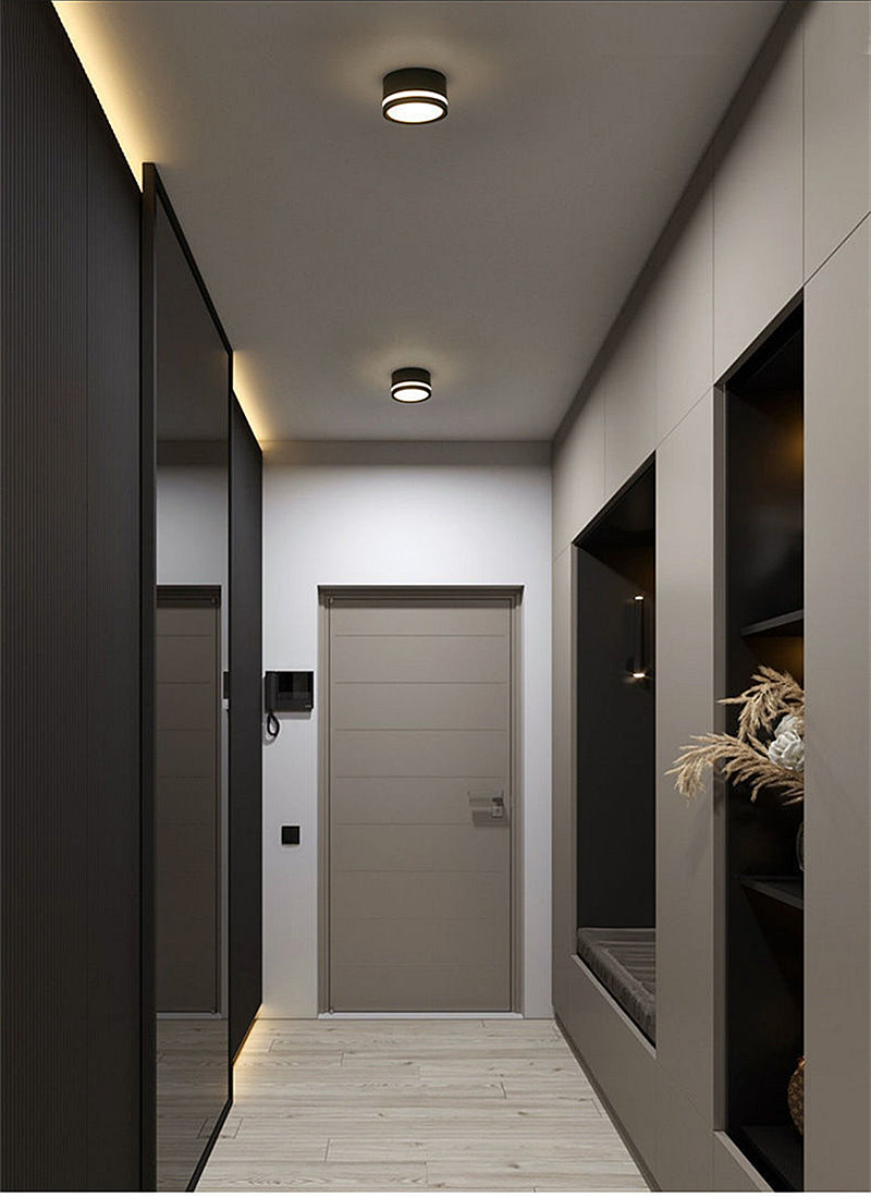 LED Downlight Dimmable Round 15W Living Dining Room Kitchen Bedroom Aisle Balcony Indoor Surface Mounted Ceiling Lamps 110V 220V