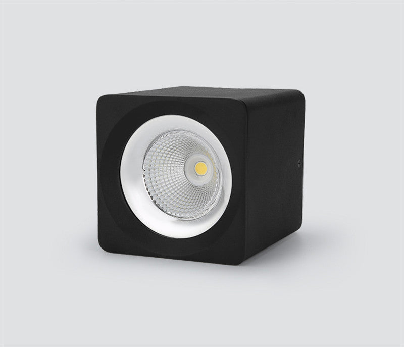 Surface Mounted Ceiling Downlight 10W Square AC85-265V Lamp COB Led Downlights Ceiling Spot Light