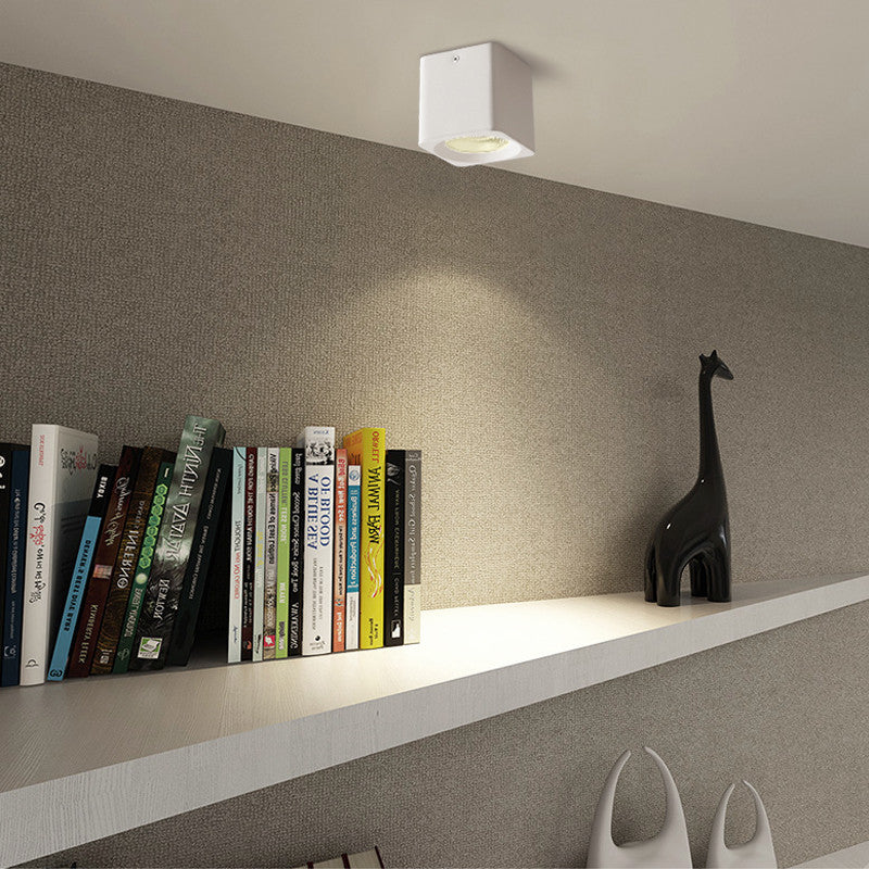 Surface Mounted Ceiling Downlight 10W Square AC85-265V Lamp COB Led Downlights Ceiling Spot Light