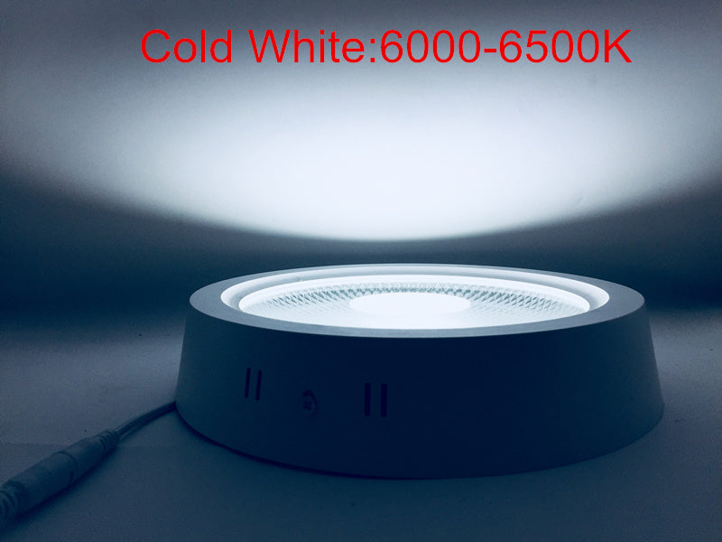 Ceiling led downlight 10W 15W 25W Surface Panel Light AC85-265V Spot Light Indoor Kitchen Lighting Lamp for Home Decor