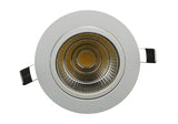 LED COB Downlight 10X 5W/7W/9W/12W White-round Dimmable COB Downlight Light AC85-265V LED Cabinet Light