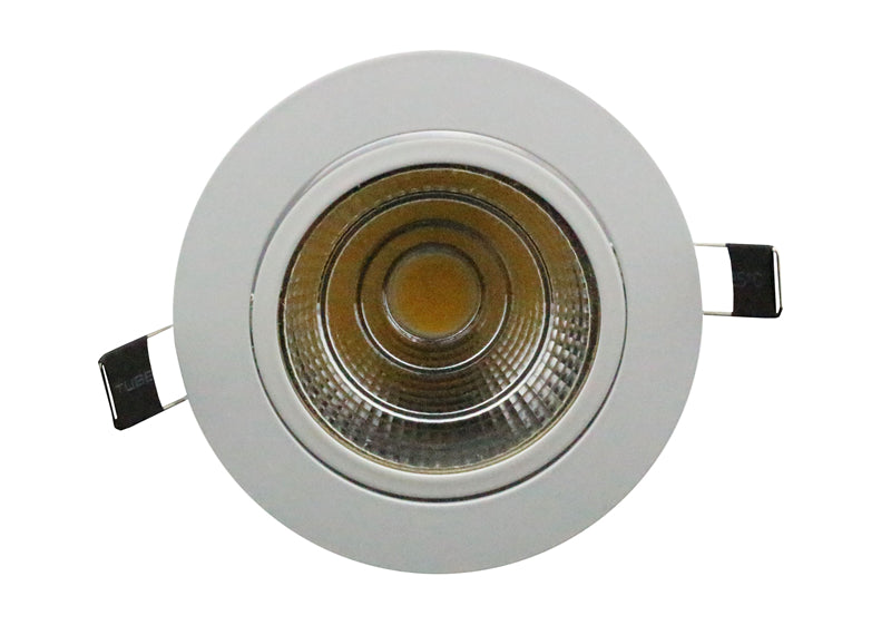LED COB Downlight 10X 5W/7W/9W/12W White-round Dimmable COB Downlight Light AC85-265V LED Cabinet Light