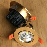 LED COB downlight Dimmable Recessed LED Ceiling Lamp 10w 12w 15w 20w 30w Spot Light White/warm LED lamp