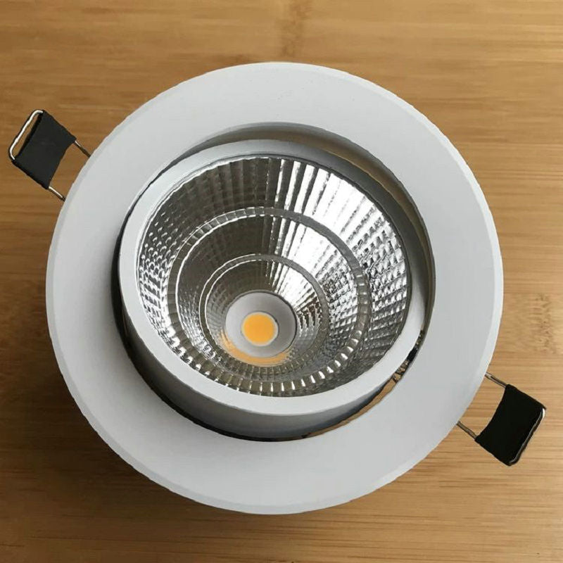 LED COB downlight Dimmable Recessed LED Ceiling Lamp 10w 12w 15w 20w 30w Spot Light White/warm LED lamp