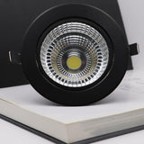 LED COB downlight Dimmable Recessed LED Ceiling Lamp 10w 12w 15w 20w 30w Spot Light White/warm LED lamp