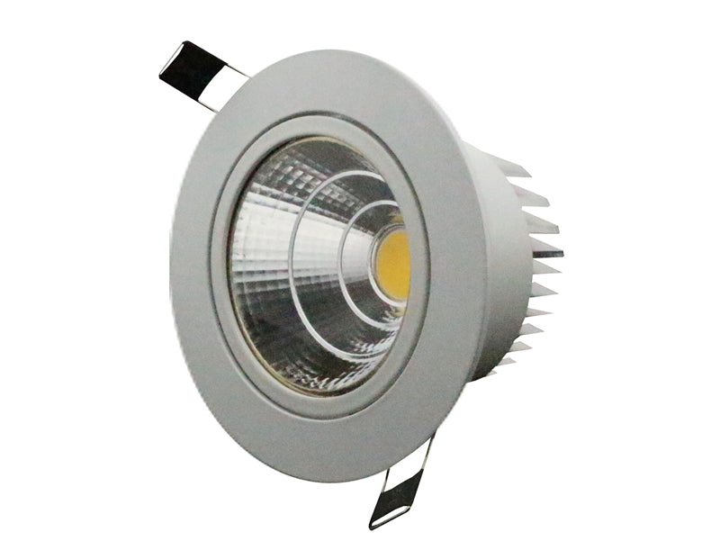 LED COB Downlight 10X 5W/7W/9W/12W White-round Dimmable COB Downlight Light AC85-265V LED Cabinet Light