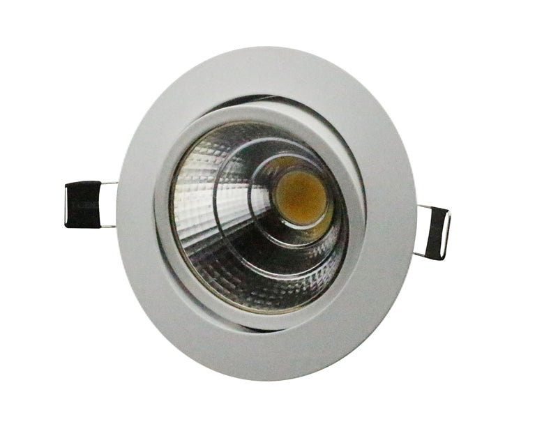 LED COB Downlight 10X 5W/7W/9W/12W White-round Dimmable COB Downlight Light AC85-265V LED Cabinet Light