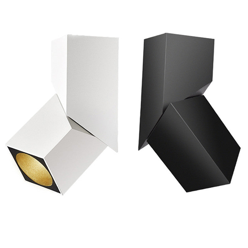 LED Downlight 7W 12W 15W Surface Mounted AC85-265V Adjustable Black/White Rotatable LED Lamp LED Ceiling Light