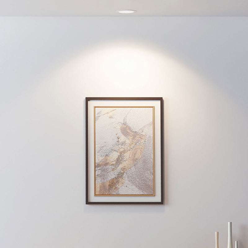 LED Ultra Thin Downlight Lamp 3W 6W 9W 12W 18W Led Ceiling Recessed Grid Downlight Slim Round Panel Light Cold White Light