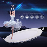LED Ultra Thin Downlight Lamp 3W 6W 9W 12W 18W Led Ceiling Recessed Grid Downlight Slim Round Panel Light Cold White Light
