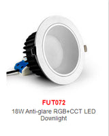 Miboxer Anti-glare RGB+CCT LED Downlight 6W 12W 18W Smart Led Ceiling Lamp AC100~240V For Living Room