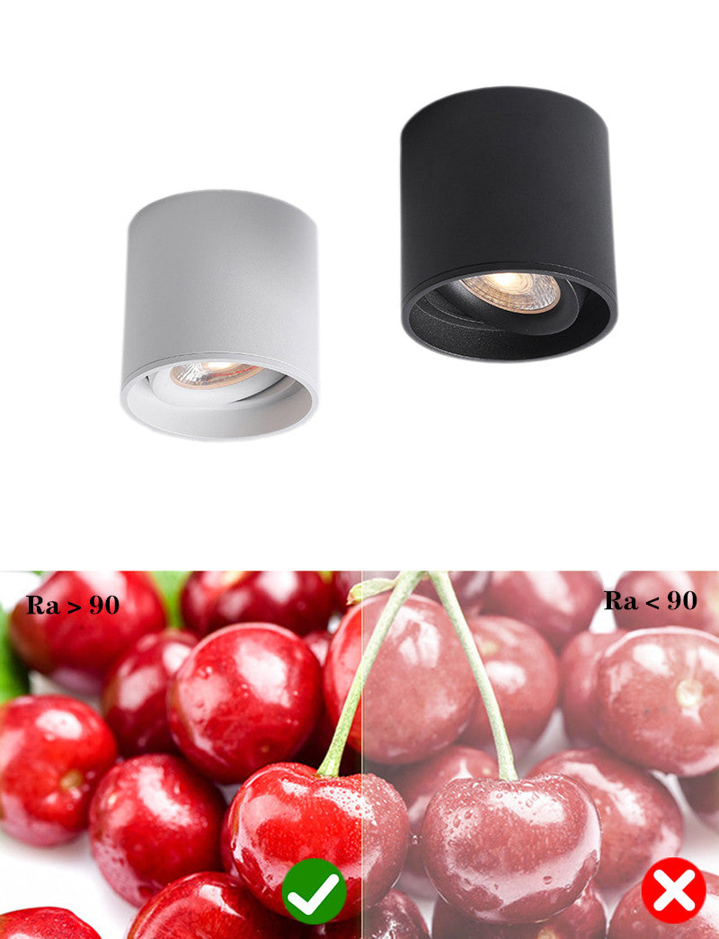 Surface Mounted Ceiling Downlight lamp for ceiling led lights 7W 10W 12W COB led spot lights Ceiling Fixtures Lighting