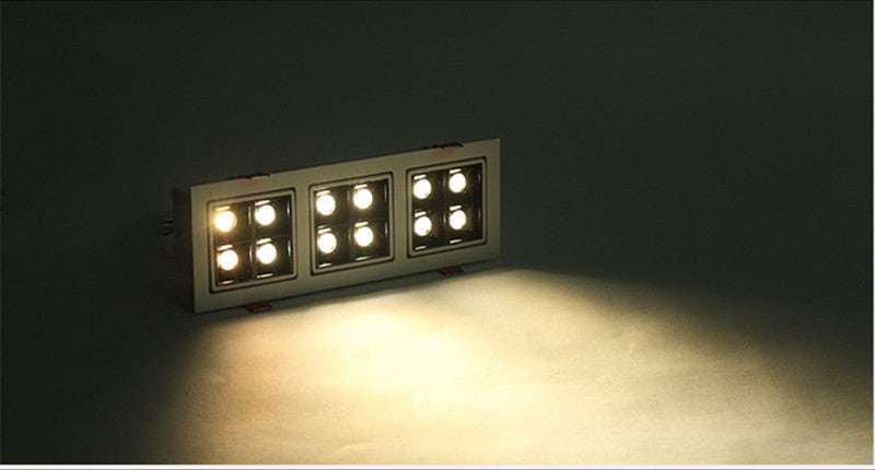 LED Spot Light Lights Recessed LED Ceiling Lamp Downlight 12W Nordic Design Square Decoration AC220V Bedroom Living Room Hotel