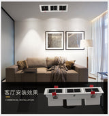 LED Spot Light Lights Recessed LED Ceiling Lamp Downlight 12W Nordic Design Square Decoration AC220V Bedroom Living Room Hotel