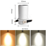 LED Downlight Ceiling Spotlights Living Lamp Nordic AC90-260v Lighting For Living Room Kitchen Spot Light Adjustable