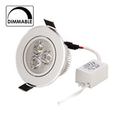 LED downlight items spotlight cabinet light adjustable Dimmable 4pcs/lot 3W 4W 5W 2 years warranty home decoration