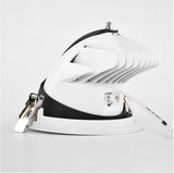 Retractable Rotating Dimmable Embedded COB LED Downlights 10W 15W 20W 30W AC85-265V LED Ceiling Spot Lights Indoor Lighting