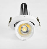 Retractable Rotating Dimmable Embedded COB LED Downlights 10W 15W 20W 30W AC85-265V LED Ceiling Spot Lights Indoor Lighting