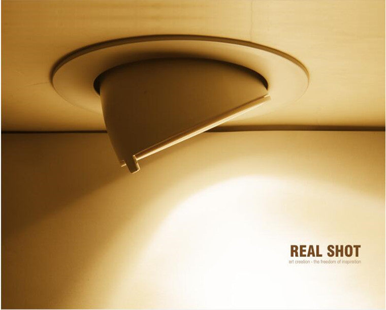 Retractable Rotating Dimmable Embedded COB LED Downlights 10W 15W 20W 30W AC85-265V LED Ceiling Spot Lights Indoor Lighting