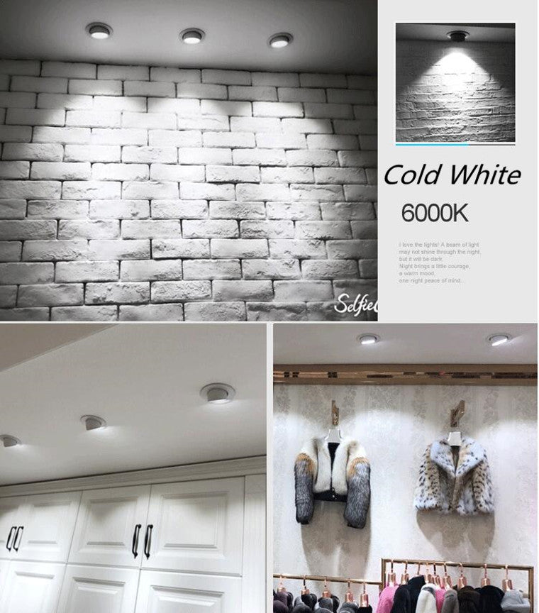 Retractable Rotating Dimmable Embedded COB LED Downlights 10W 15W 20W 30W AC85-265V LED Ceiling Spot Lights Indoor Lighting