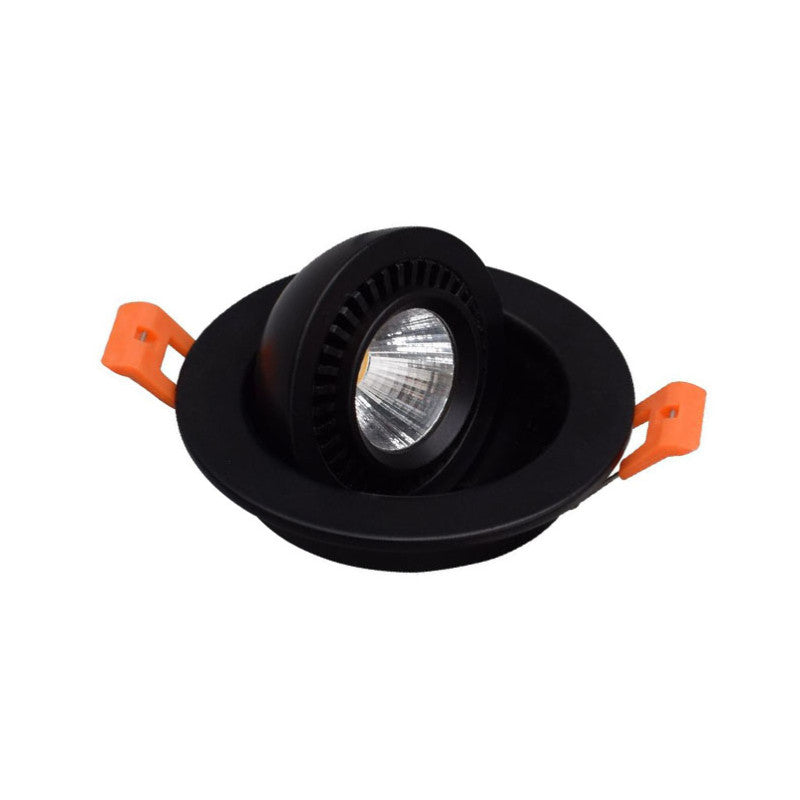 Round 360 Angle Adjustable LED COB Recessed Downlight Black/White 5W 7W 10W 12W 15W 18W LED Ceiling Spot Light Pic Background