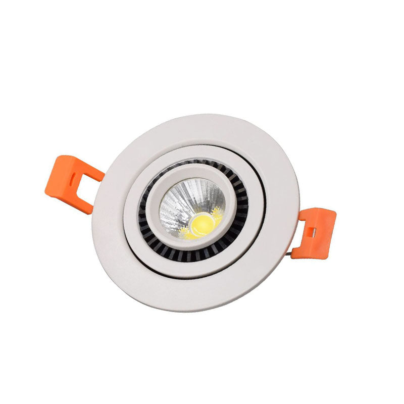 Round 360 Angle Adjustable LED COB Recessed Downlight Black/White 5W 7W 10W 12W 15W 18W LED Ceiling Spot Light Pic Background