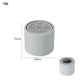 Surface Mounted Ceiling Downlight high power 3W 5W 7W 12W 18W AC85-265V lamp Led bulb downlights Ceiling Spot light +led driver