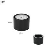 Surface Mounted Ceiling Downlight high power 3W 5W 7W 12W 18W AC85-265V lamp Led bulb downlights Ceiling Spot light +led driver