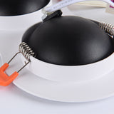 Round 360 Angle Adjustable LED COB Recessed Downlight Black/White 5W 7W 10W 12W 15W 18W LED Ceiling Spot Light Pic Background