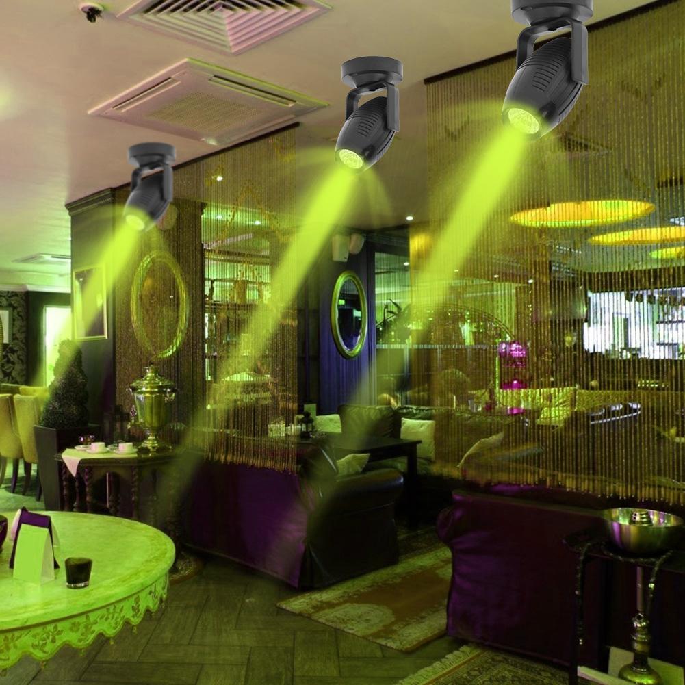 360 Degree LED Stage Spotlight RGB Flashing Projector Downlight KTV 85-265V Bar DJ Disco Wedding Atmosphere Spot Beam Lamp