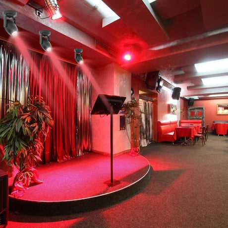 360 Degree LED Stage Spotlight RGB Flashing Projector Downlight KTV 85-265V Bar DJ Disco Wedding Atmosphere Spot Beam Lamp