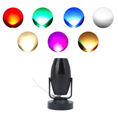 360 Degree LED Stage Spotlight RGB Flashing Projector Downlight KTV 85-265V Bar DJ Disco Wedding Atmosphere Spot Beam Lamp