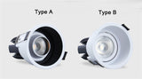 Super Bright Recessed LED Downlight COB 7W 10W LED Spot light LED decoration Ceiling Lamp AC 110V 220V
