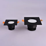 New Square Dimmable Ceiling Recessed LED Downlight Ceiling Lamp 9W 12W 15W AC85-230V LED COB Spot Light Indoor Lighting
