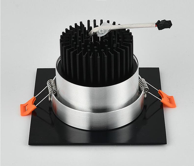 New Square Dimmable Ceiling Recessed LED Downlight Ceiling Lamp 9W 12W 15W AC85-230V LED COB Spot Light Indoor Lighting