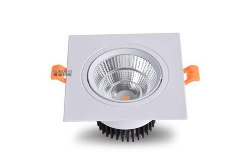 New Square Dimmable Ceiling Recessed LED Downlight Ceiling Lamp 9W 12W 15W AC85-230V LED COB Spot Light Indoor Lighting