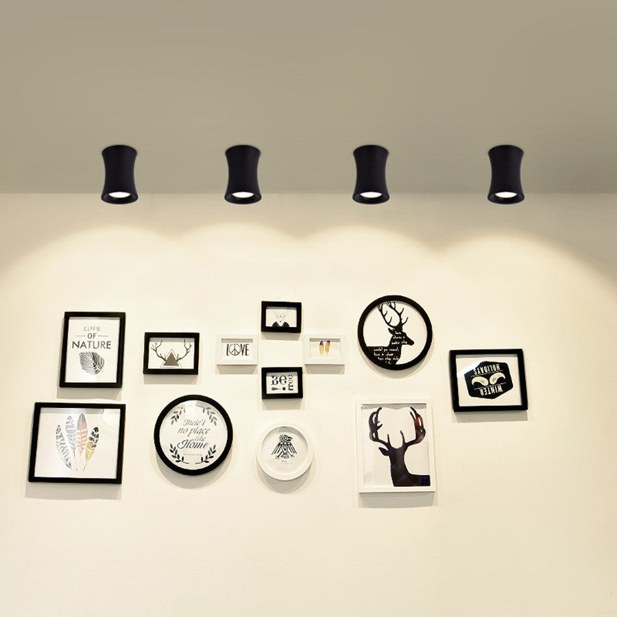 BEIAIDI Modern 10W 15W Surface Mounted Led Downlight Background Foyer Ceiling Spotlight Shop Store Exhibition Ceiling Lamp