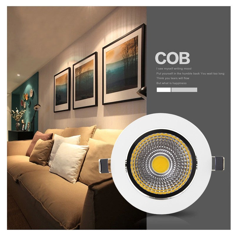 LED Downlight 5W 7W 9W 12W Spot LED Downlights Dimmable COB AC110V 220V Dimmable LED Spot Recessed LED Ceiling Down lamp