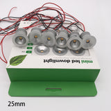 IP65 Mini Led Spot Lamp 80Ra Ceiling Lighting Recessed 9PCS 12V 1W Downlight for Ceiling Cabinet Showcase Focus KTV Ambient Spot