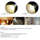 IP65 Mini Led Spot Lamp 80Ra Ceiling Lighting Recessed 9PCS 12V 1W Downlight for Ceiling Cabinet Showcase Focus KTV Ambient Spot