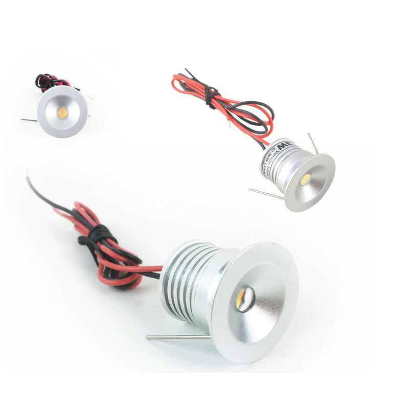 IP65 Mini Led Spot Lamp 80Ra Ceiling Lighting Recessed 9PCS 12V 1W Downlight for Ceiling Cabinet Showcase Focus KTV Ambient Spot