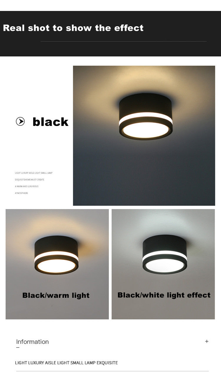 ACETIDE Surface Mounted Led Downlight 5W 7W 9W 12W 15W Side Guide Light Lamp for ceiling spot 220V Ceiling Fixtures Lighting