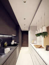 BRGT Led Waterproof Spotlight Round Recessed 7W 12W Ceiling Downlight Aluminum IP65 Spot Focos Lamp For Kitchen Bathroom Lighting