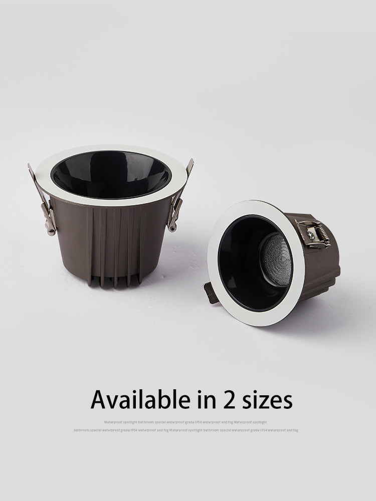 BRGT Led Waterproof Spotlight Round Recessed 7W 12W Ceiling Downlight Aluminum IP65 Spot Focos Lamp For Kitchen Bathroom Lighting