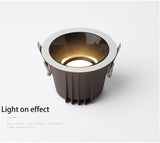 BRGT Led Waterproof Spotlight Round Recessed 7W 12W Ceiling Downlight Aluminum IP65 Spot Focos Lamp For Kitchen Bathroom Lighting