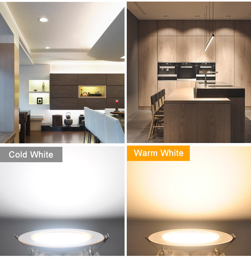 LED Downlight Spot 3W 5W 9W 12W 15W 18W AC 220V 240V White Ultra Thin OK-B 10pcs/Lot Aluminum Round Recessed LED Spot Lighting