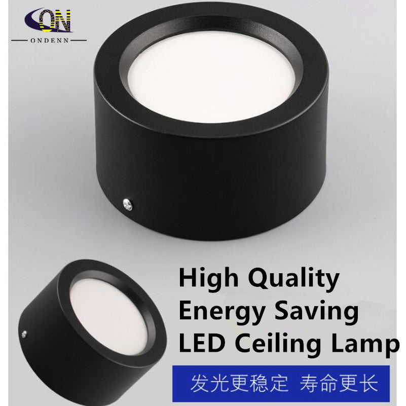 Dimmable Led Downlight Light Ceiling Spot Light 9W 12W 18W 21W 24W 85-265V Surface Mounted Indoor Lighting Replace Halogen Lamp