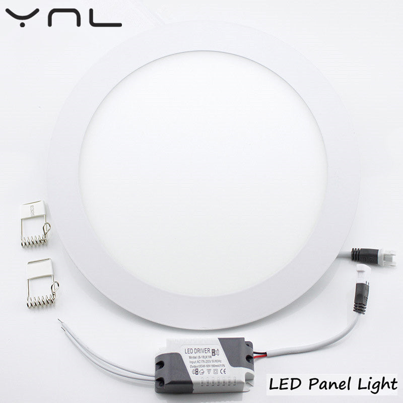 LED Panel light Round lamp 3W 4W 6W 9W 12W 15W 18W led downlight 220V High brightness spotlight