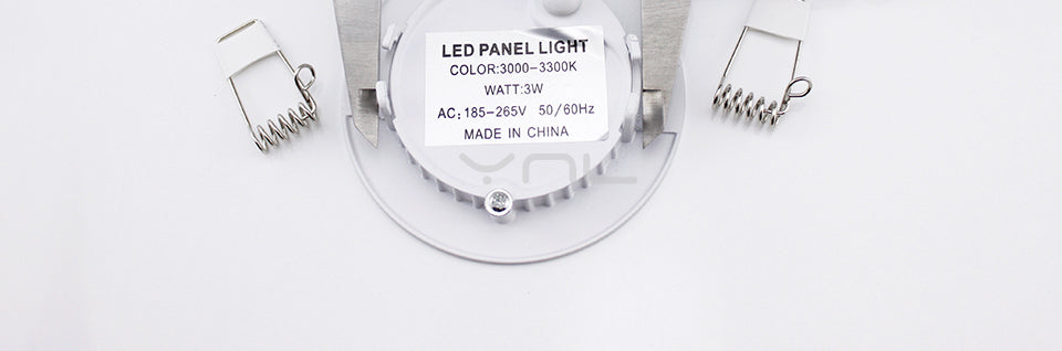 LED Panel light Round lamp 3W 4W 6W 9W 12W 15W 18W led downlight 220V High brightness spotlight
