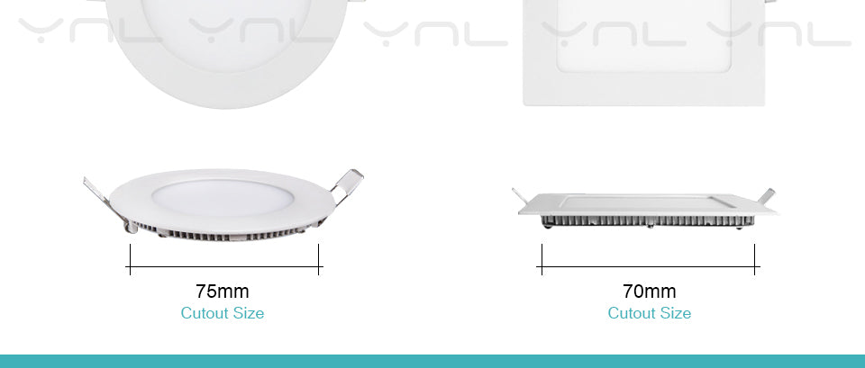 LED Panel light Round lamp 3W 4W 6W 9W 12W 15W 18W led downlight 220V High brightness spotlight